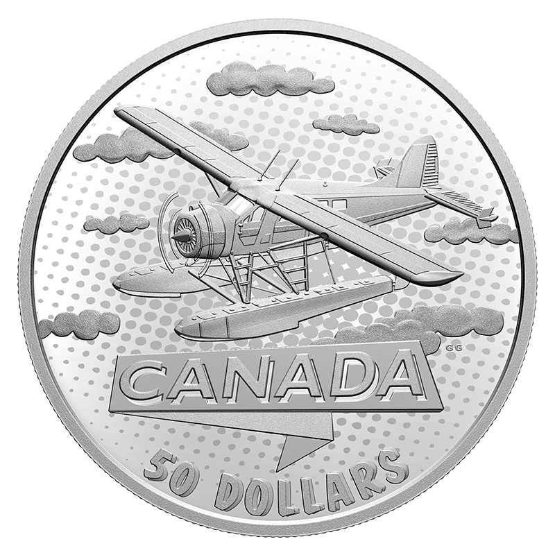 Image for 5 oz Silver Coin-The First 100 Years of Confederation, Canada Takes Wing (2021) from TD Precious Metals